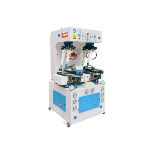 Blue & White Heavy Duty Walled Sole Attaching Machine