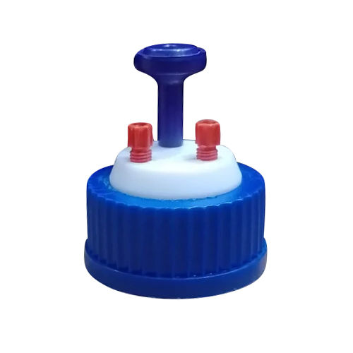 Blue Safety Cap For Mobile Phase Bottle