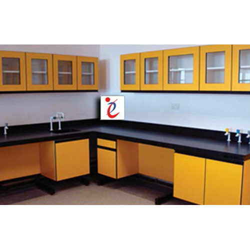 Yellow And Black Laboratory Storage System