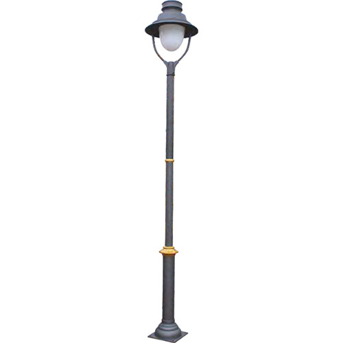 Multicolored Single Arm Decorative Lighting Pole
