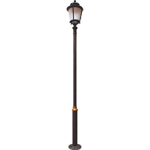 Garden Decorative Lighting Pole - Stainless Steel, 3-7 Micromete Lengths, Multicolored Illumination | Weather-Resistant Design, Electric Socket Included