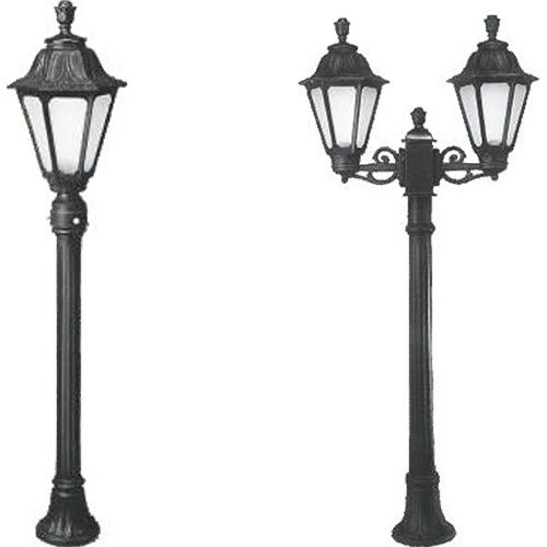 Single And Doble Arm Garden Light Bollard Efficiency: High