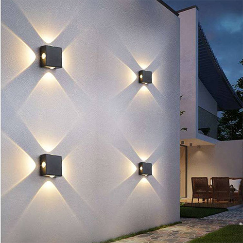 Led Indoor Wall Up Cube Light Application: Commercial