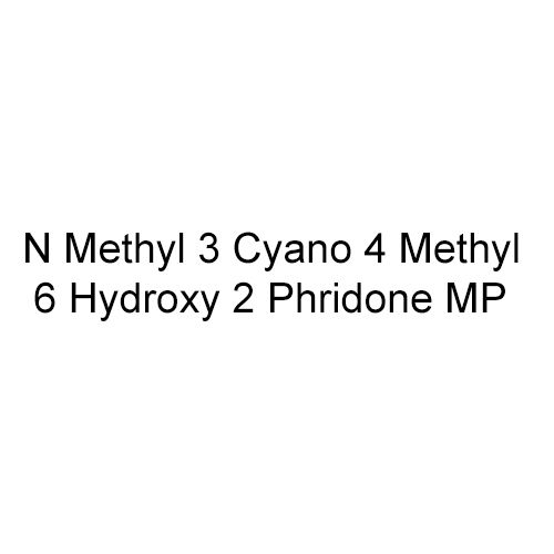N Methyl 3 Cyano 4 Methyl 6 Hydroxy 2 Phridone MP