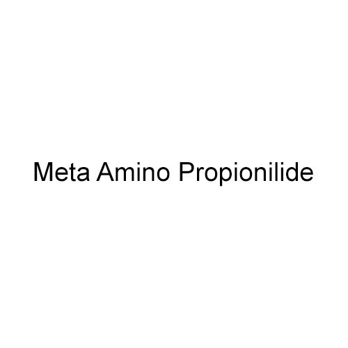 Meta Amino Propionilide Application: Industrial