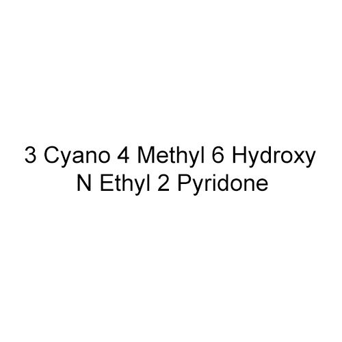 3 Cyano 4 Methyl 6 Hydroxy N Ethyl 2 Pyridone