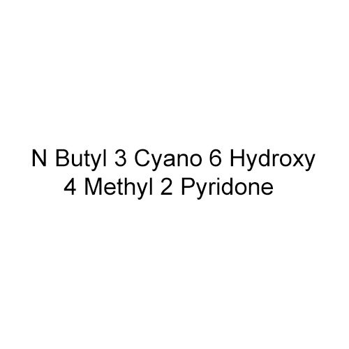 N Butyl 3 Cyano 6 Hydroxy 4 Methyl 2 Pyridone