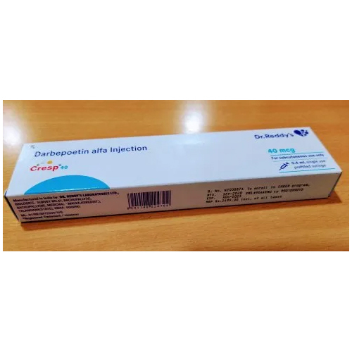 Cresp 40 Mg Injection Ingredients: Darbapoitin Alfa Inj