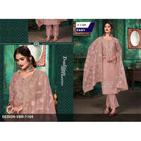 Levender Modal Chanderi Designer Straight 3pc Sets