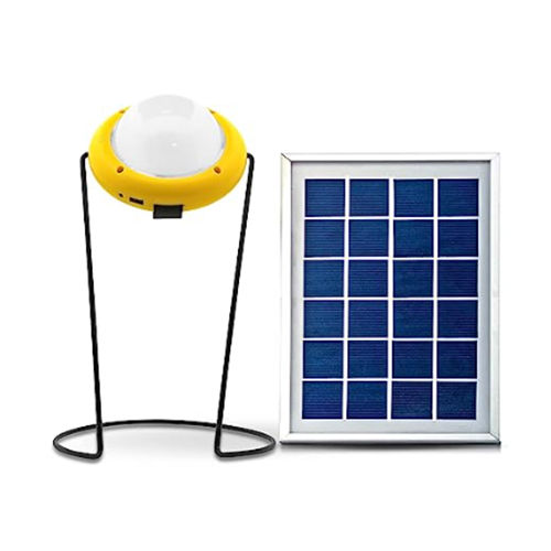 Yellow & Black Pro 400 Super Bright Emergency Solar Light With Usb Mobile Charging (400 Lumens Of Brightness)