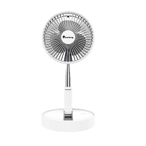 White Foldable Table Fan