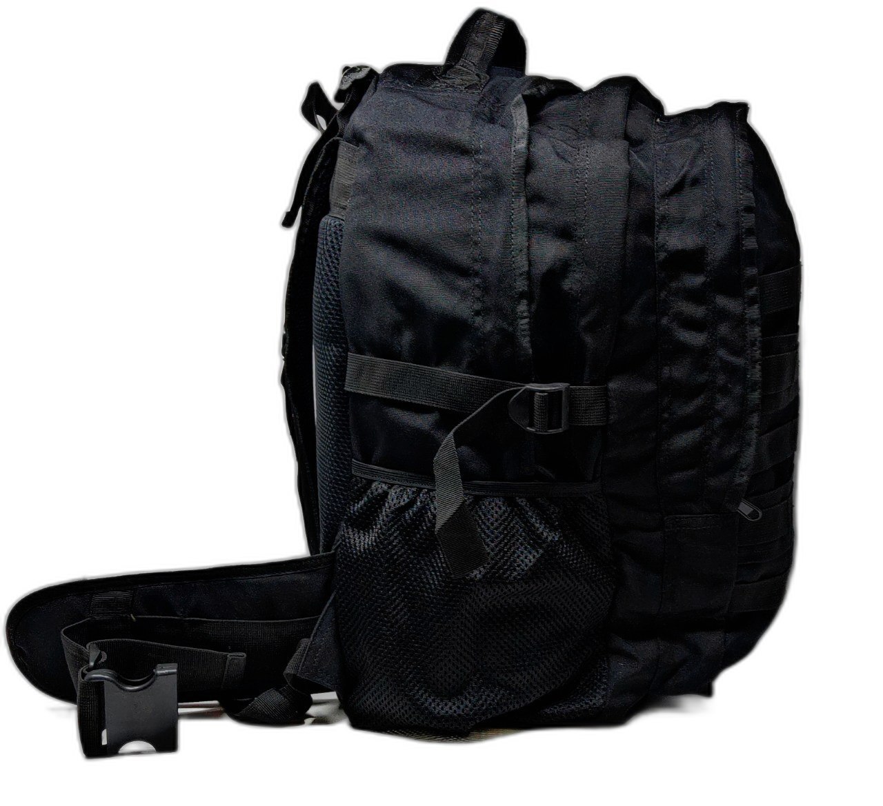 Militia Bravo 40 Ltr tactical school college hiking trekking camping backpack black