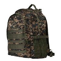 Militia Bravo 40 Ltr tactical school college hiking trekking camping backpack Green Camouflage