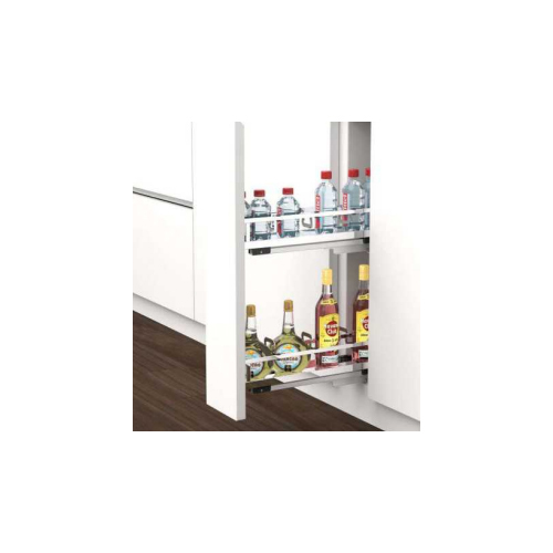 Flat Line Pullout Basket 2 Shelf