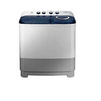 Wt80r4200lg 8 Kg Samsung Washing Machine - Plastic Body, Top Loading, White & Gray Color, 8 Kg Capacity, Electric Power, 2 Year Warranty