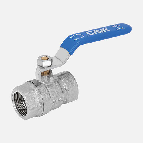 Silver-Blue 650G Brass Ball Valve