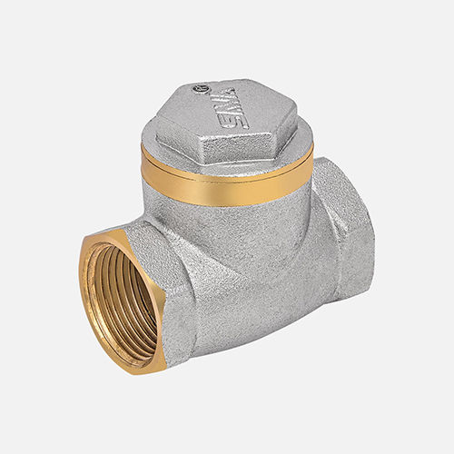 Silver-Golden 125G Heavy Brass Check Valve