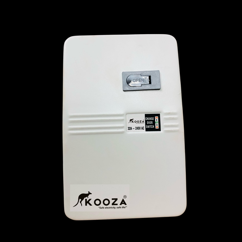 White 32A 240V Phase Change Over Switch