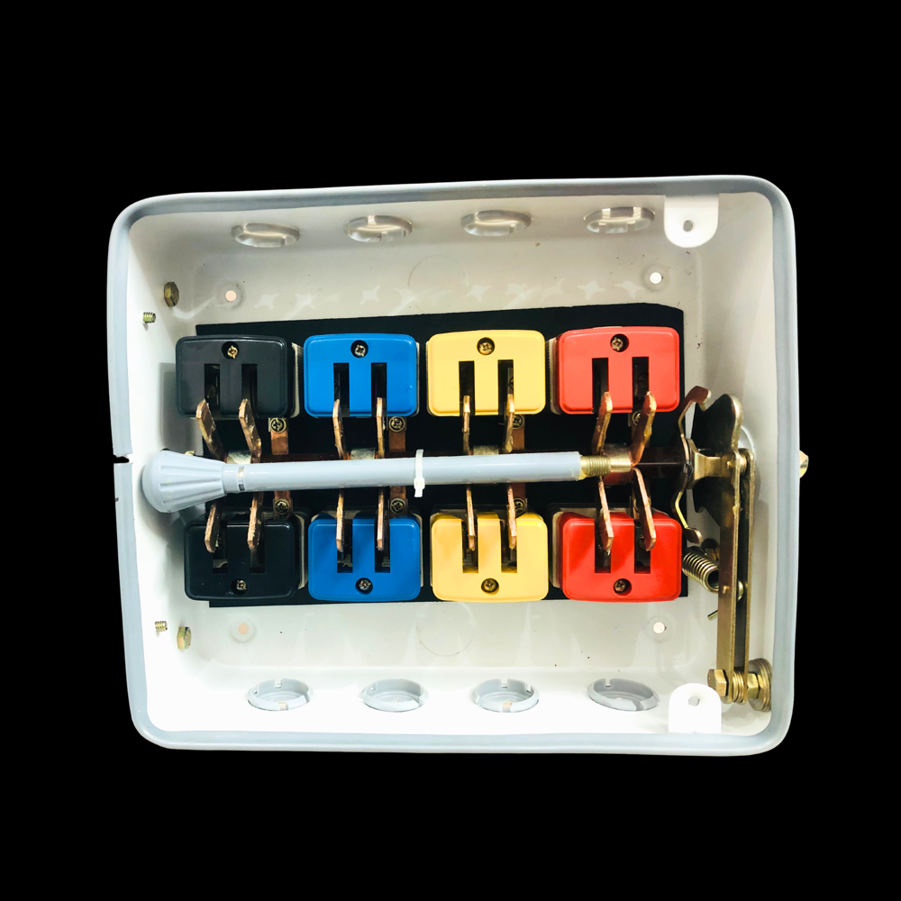 32A 415V Change Over Switch Box - Color: White