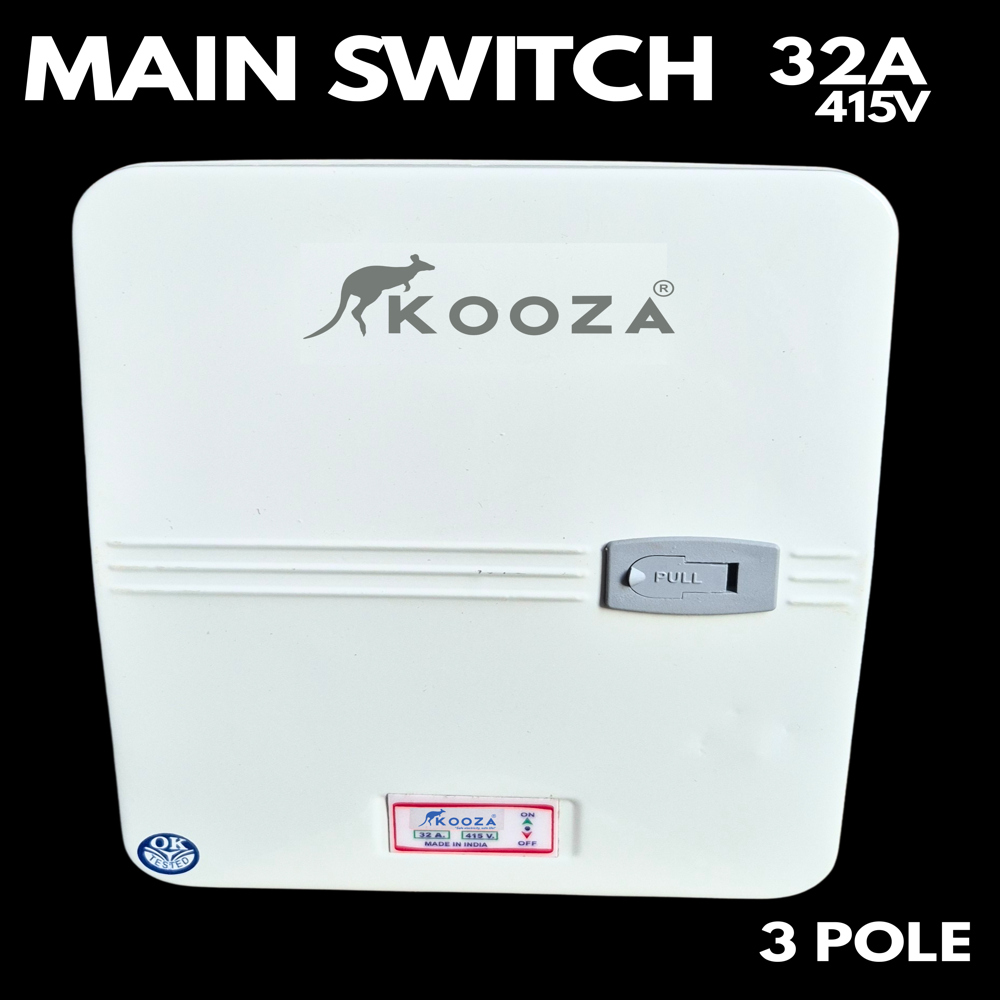 Ivory 32A 415V Switch Fuse Unit
