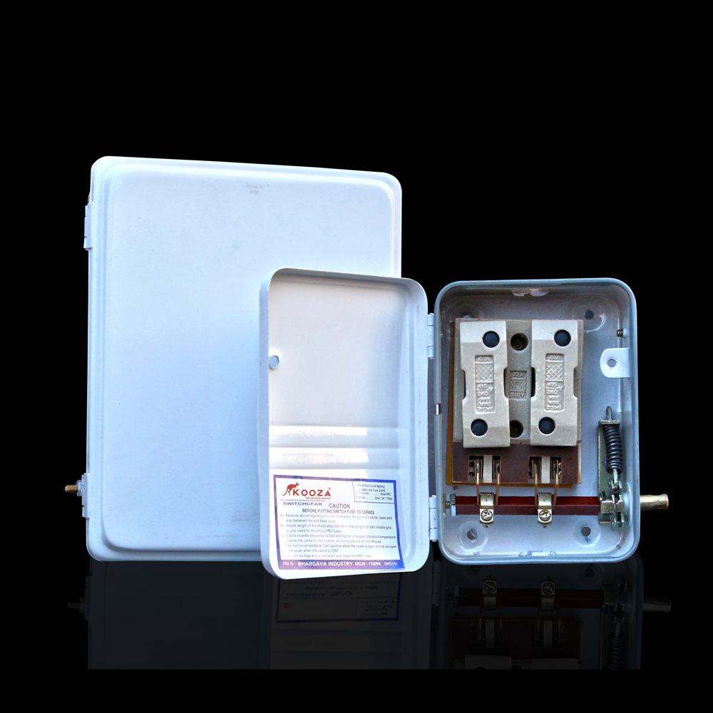 16a 240v Switch Fuse - Mild Steel, White | Durable, Compact Design, Circuit Protection For Lighting And Small Appliances