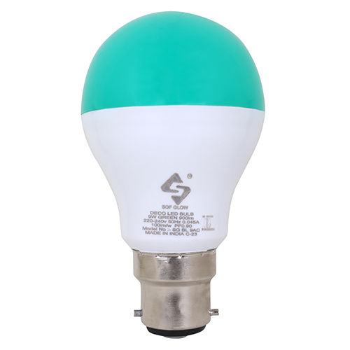 9W Led Colour Bulb Body Material: Aluminum