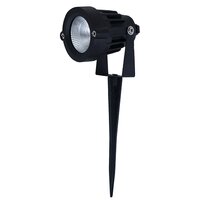 Led Spike Light - Die Cast Aluminium, Ip67 Waterproof, 220-240v Cool White | Cri >80, 110lm/w Efficiency, Round Shape, Black Finish