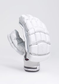 Cricket Gloves - 100% Polyester Material, Unisex Design, Classic White Color | Comfort Grip, Shock Absorption