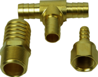 Hose Barb Fittings - Durable Nylon, 1/2 Inch Diameter , Ideal For Secure Fluid Connections