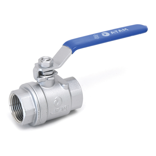 SS 304 I.C BALL VALVE 2PC DESIGN SCREWED ENDS