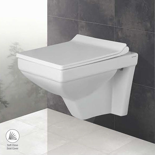 White 515X370X370Mm Stud Wall Hung Toilet Seat