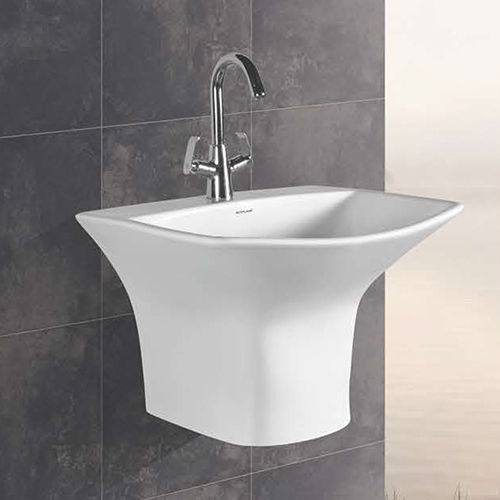 White 550x455x370mm Lacto One Piece Basin