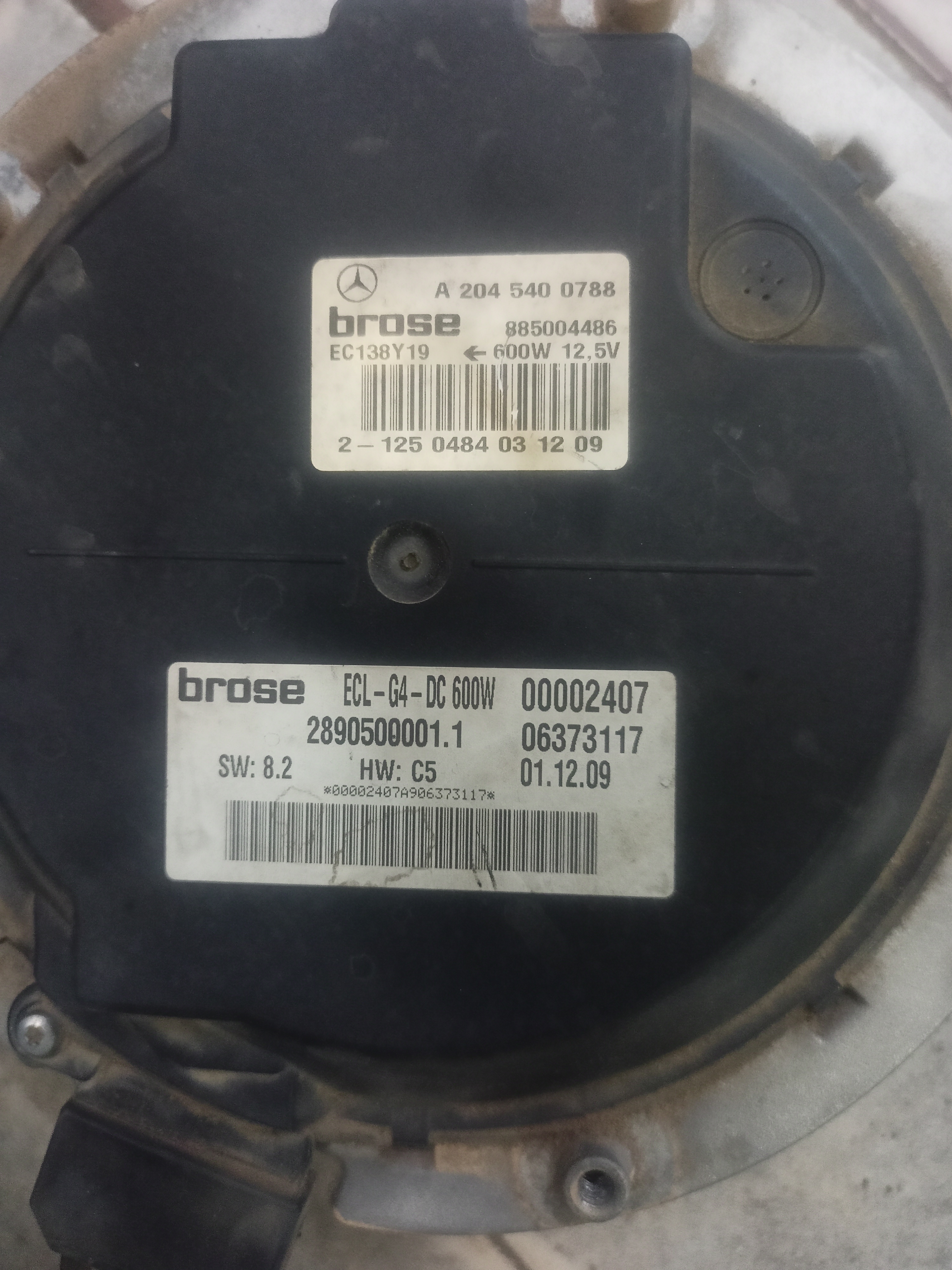 Radiator Fan Motor OF MERCEDES