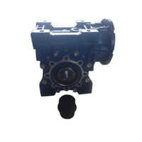 Aluminum Worm Gearbox - Color: Blue