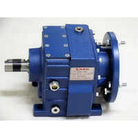 Inline Helical Geared Motor - Color: Blue