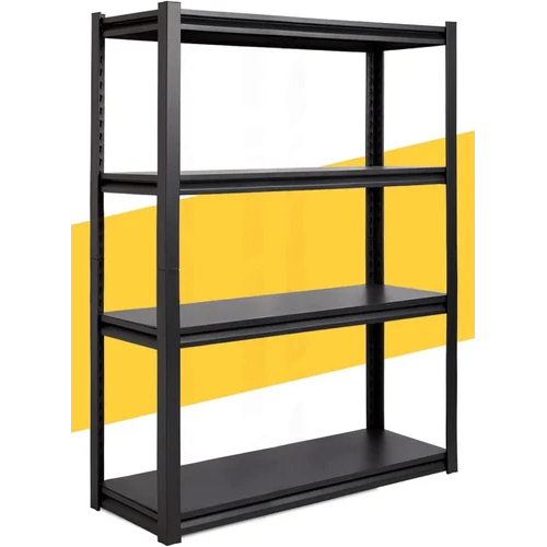 Mild Steel Storage Rack - 5 Feet, Gray, Rectangular Shape for Industrial Use