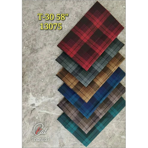 Modern Checks Shirting Fabric