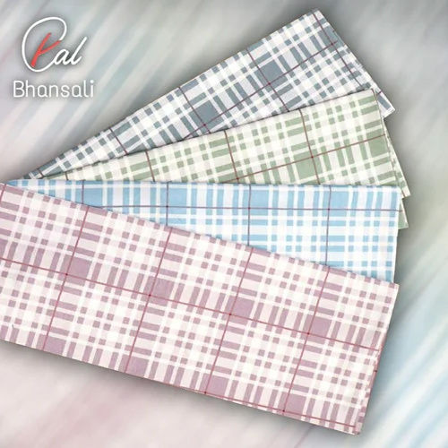 Fancy Mens Shirting Fabric - Color: Multicolor