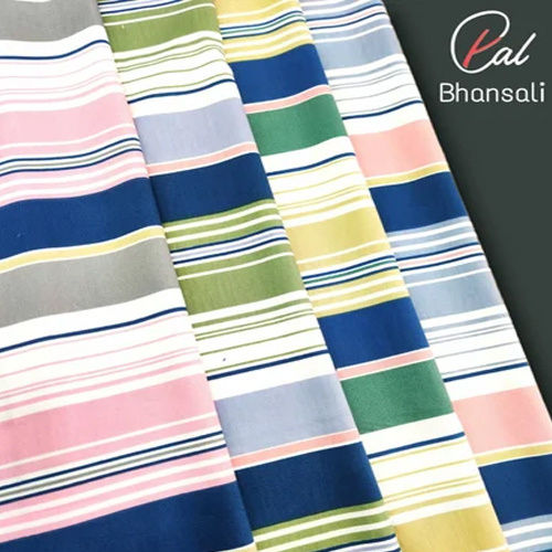 Multicolor Fancy Cotton Shirting Fabric