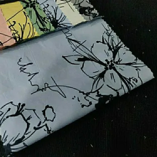 Fancy Multicolour Floral Printed Fabric