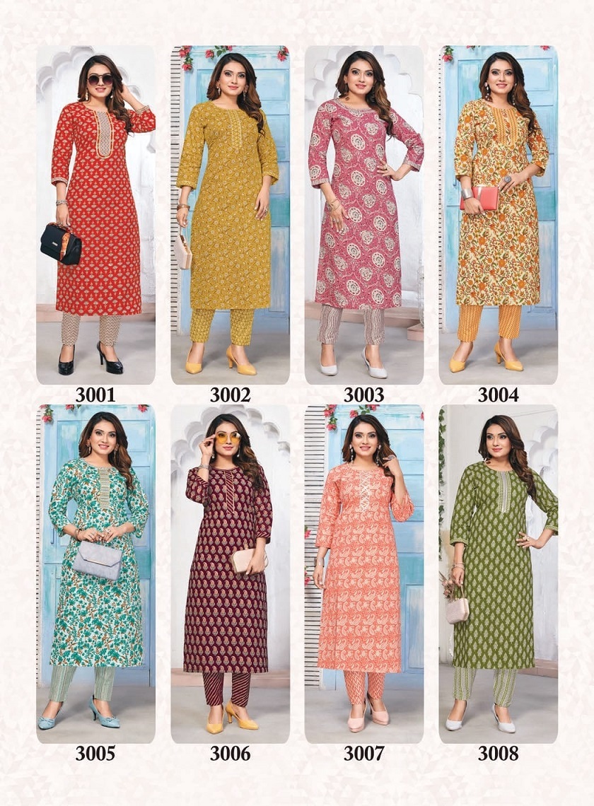 Laado Kavya Jaipuri Vol-3 - Kurti With Pant