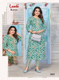 Laado Kavya Jaipuri Vol-3 - Kurti With Pant