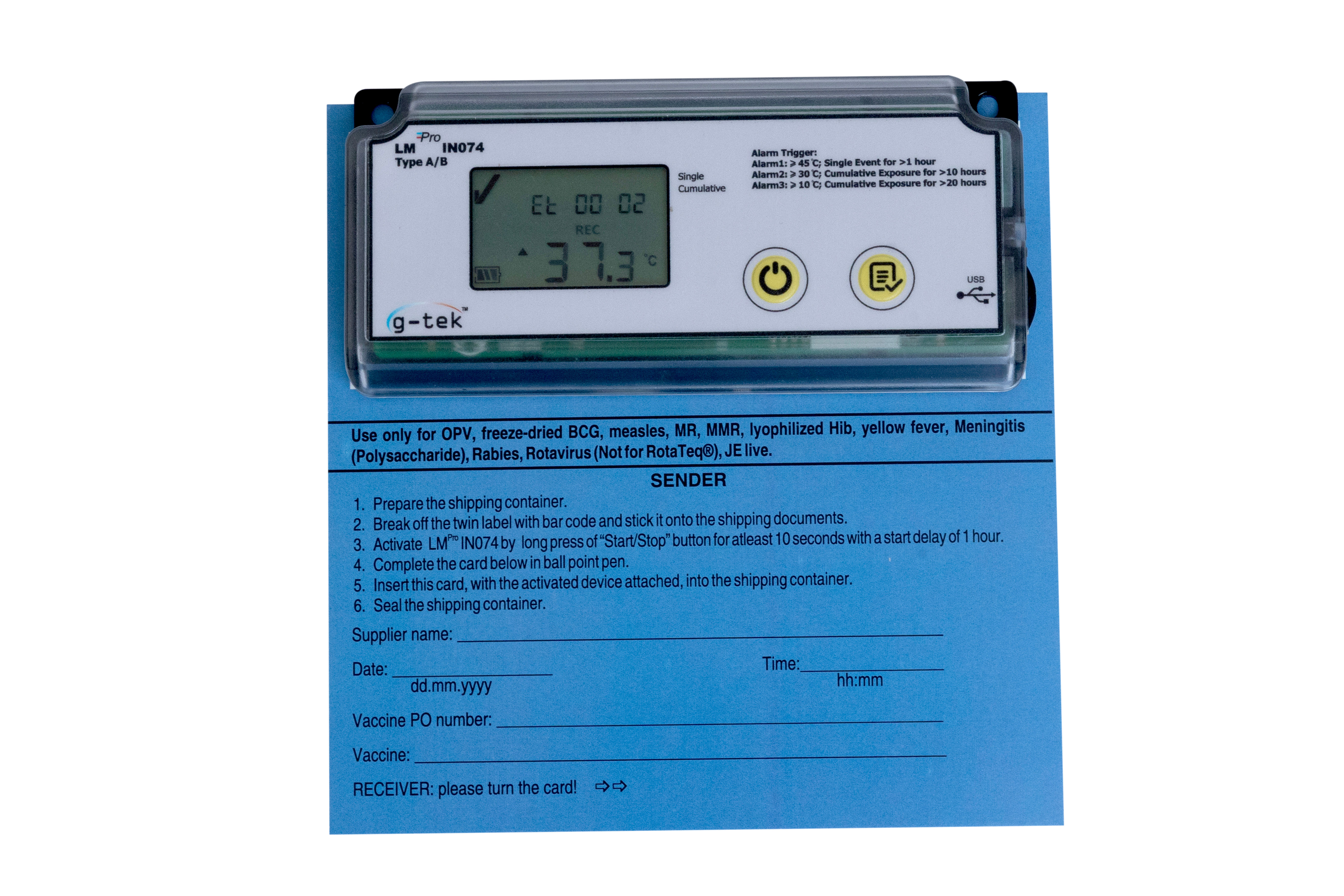 LM Pro IN074 Electronic Shipping Indicator Type AB