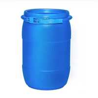 Open Top Drum - Hdpe Material, 10 Liters Size, Round Shape, 233 Mm Height X 370 Mm Diameter, Blue, Red, Yellow, Green Colors, Rigid Hardness, 1 Year Warranty