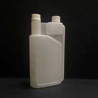 1000 ml 32 oz Natural HDPE Plastic Bettix Twin Neck Bottle with 60 ml 2 oz. Dosage Chamber