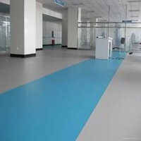 Pvc Vinyl Flooring - Color: Blue
