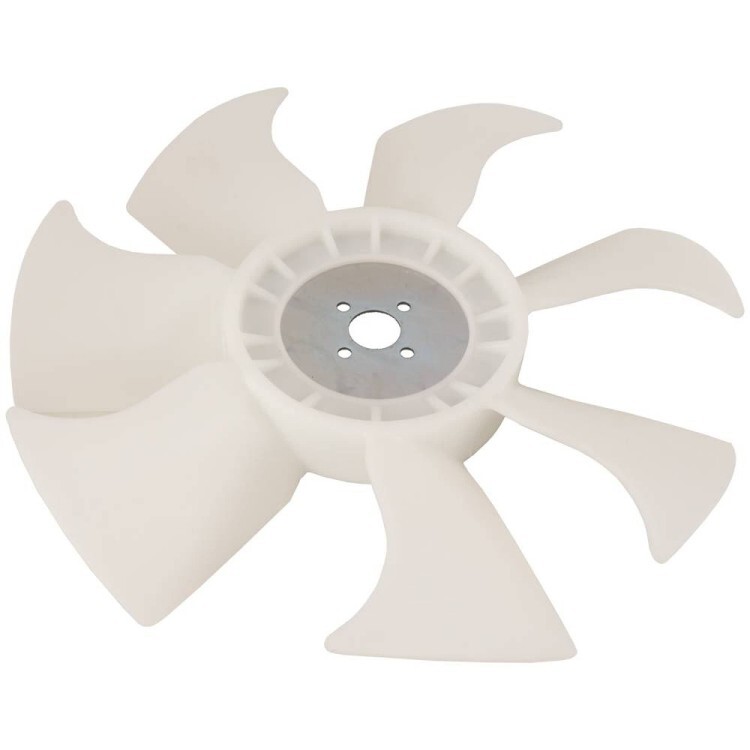 Agriculture Fan - High-Quality Plastic, 9 Blades, Sleek White Design | Easy Installation, Warranty Included