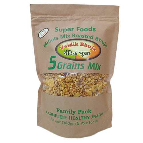 250 GM 5 Grains Mix Millets Mix Roasted Bhuja