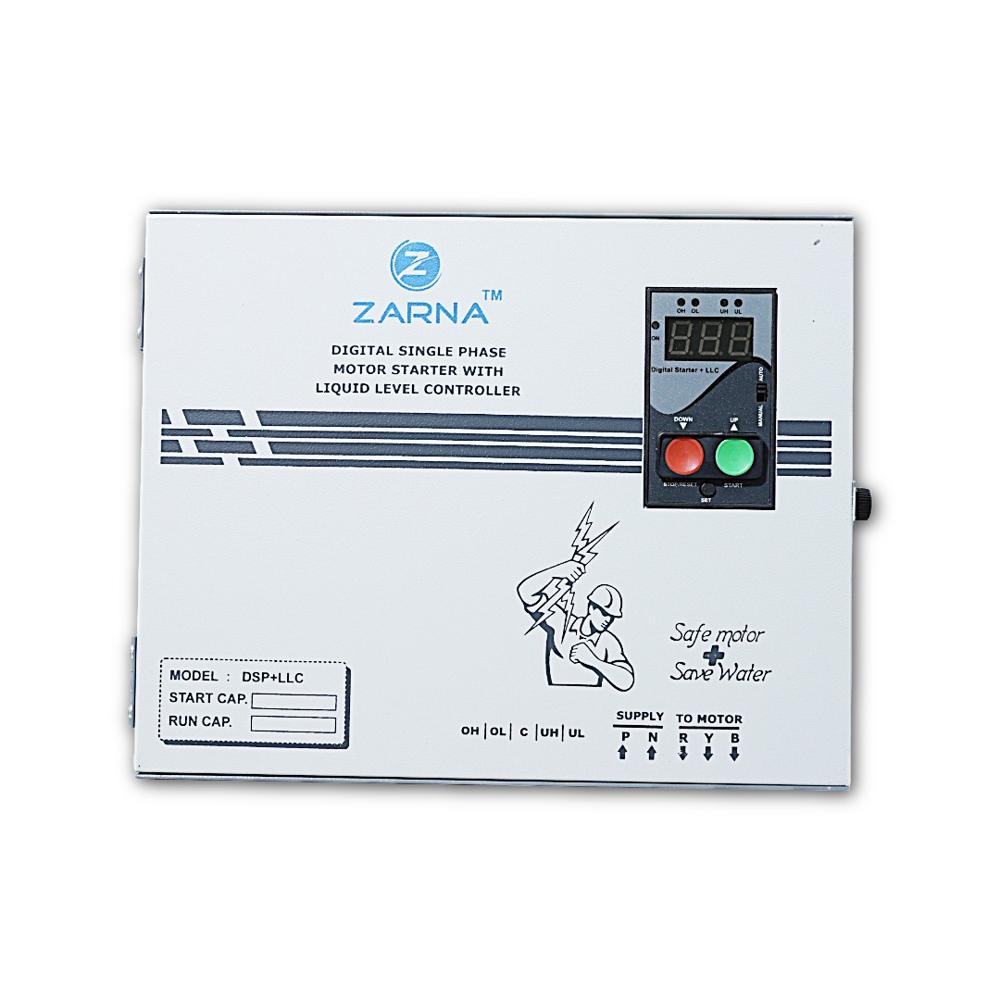 Single Phase Motor Panel With Liquid Level Controller (model: Zsdp-llc) Ideal For 1/2/3 Hp Submersible V4 Pumps - Accuracy: 99  %