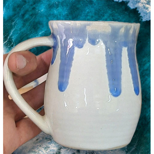 Sea Foam Mugs - Color: White & Blue